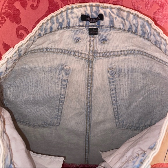Denim Stretch Mini Skirt Target Wild Fable Light-wash Pockets 90s Y2K Small 4 - Picture 4 of 12